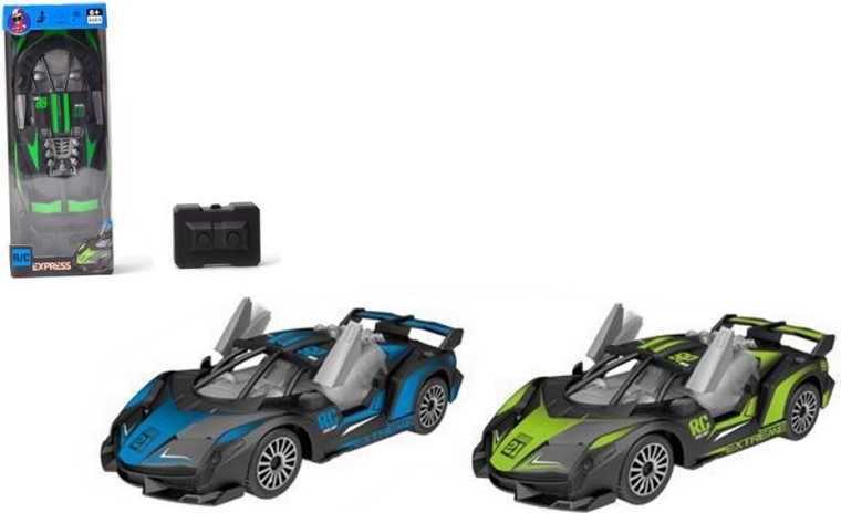 RC sports car with opening doors