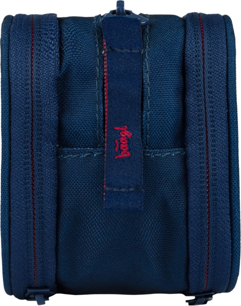 Three zippered compartments