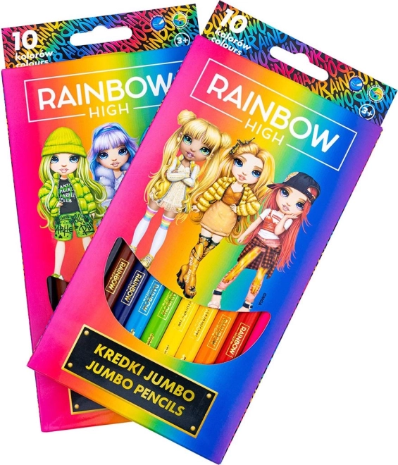Пастели JUMBO ASTRA Rainbow High 10 бр.