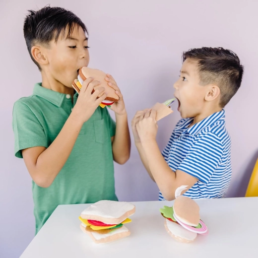 Imaginative play as a restaurant and shop