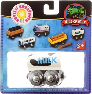 Maxim wooden milk wagon
