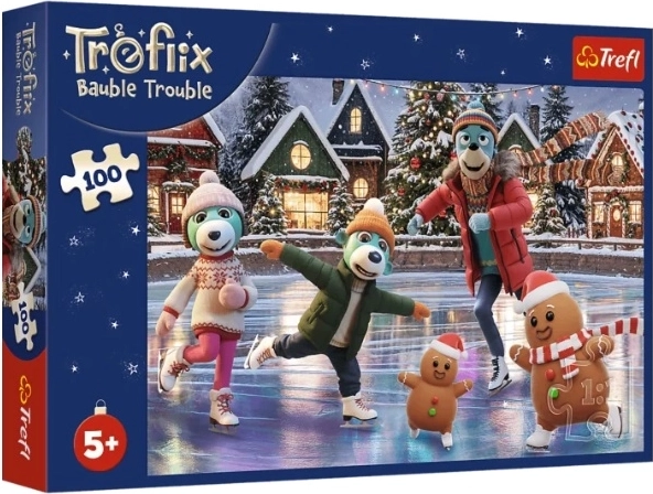 Trefl 100-piece puzzle – Christmas Bert in Baubles