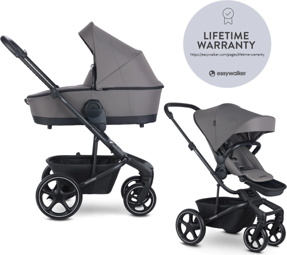 EASYWALKER комбинирана детска количка Harvey⁵ 2в1 LITE RWS – Pebble Grey