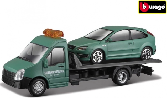 Модел на пътна помощ Bburago с Ford Focus ST в мащаб 1:43