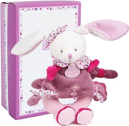 Gift Set Plush Rattle Bunny