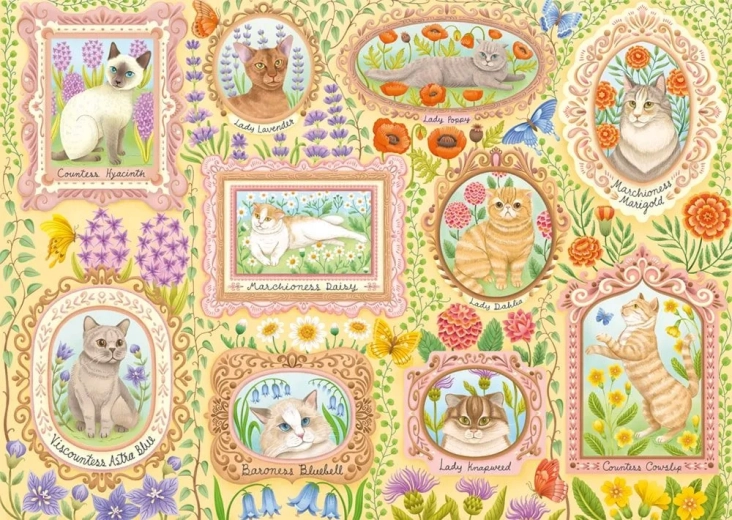Puzzle Aristocratic Cats 1000 Pieces