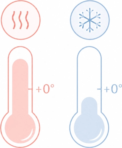 Warm and cold mode for fast relief