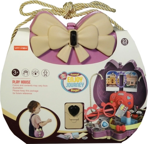 Kids 2-in-1 Beauty Set Handbag with Accessories