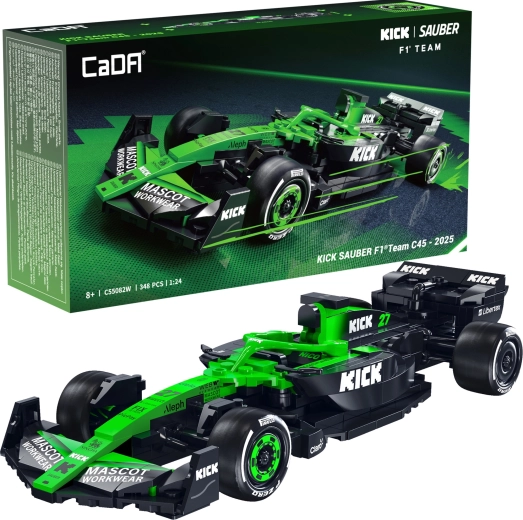 Конструктор CaDA състезателен автомобил KICK SAUBER F1 C45 (мащаб 1:24, 348 части)