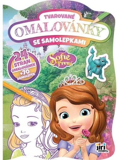 Shaped Sofia the First Coloring Book with Stickers