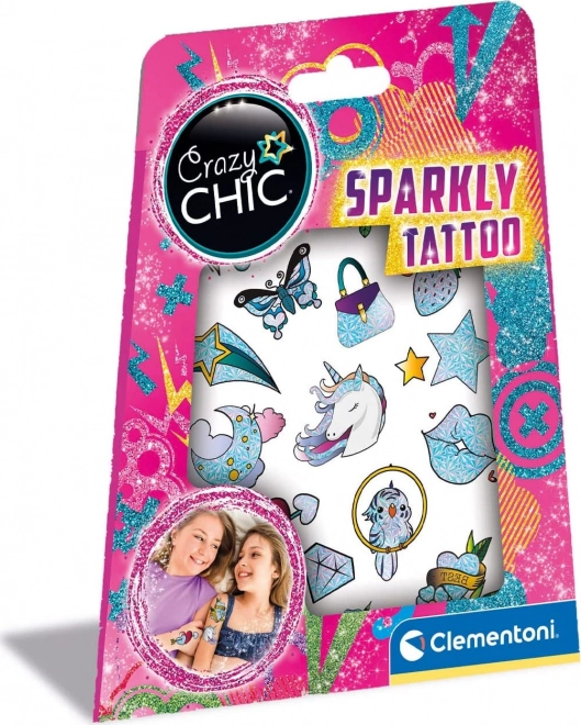 Crazy Chic Блестящи татуировки от Clementoni