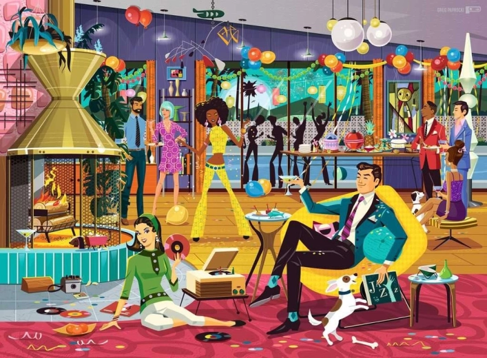 Ravensburger пъзел Jazzy! Време за парти 500 части