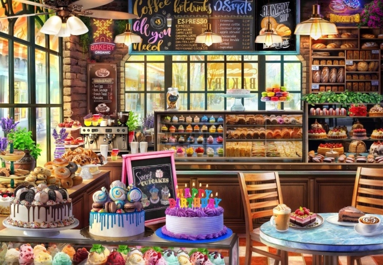 Puzzle Bakery 1000 Pieces BLUEBIRD