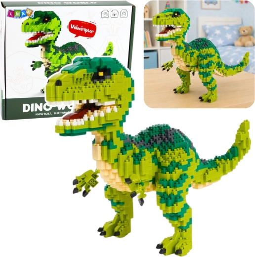 Building Set Dinosaur Velociraptor 3D Figure 1457 Pieces