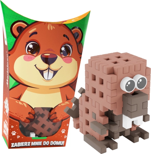 Mini Waffle Pocket Pets Building Set – Beaver