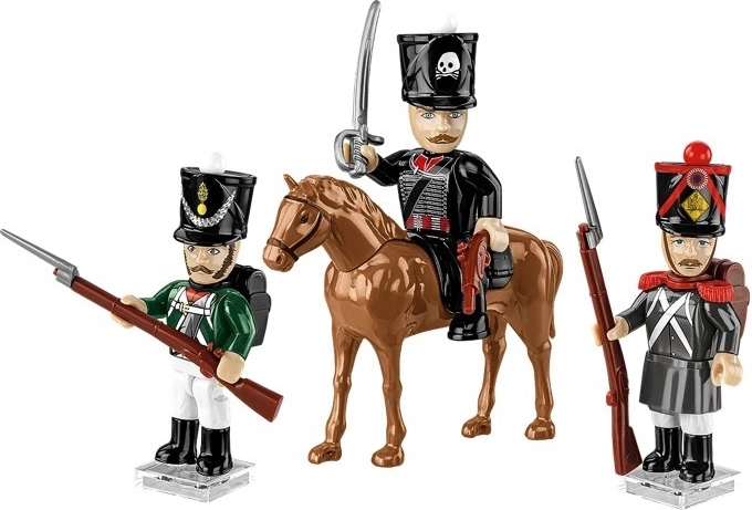 Accessories, weapons and stands for play and display
