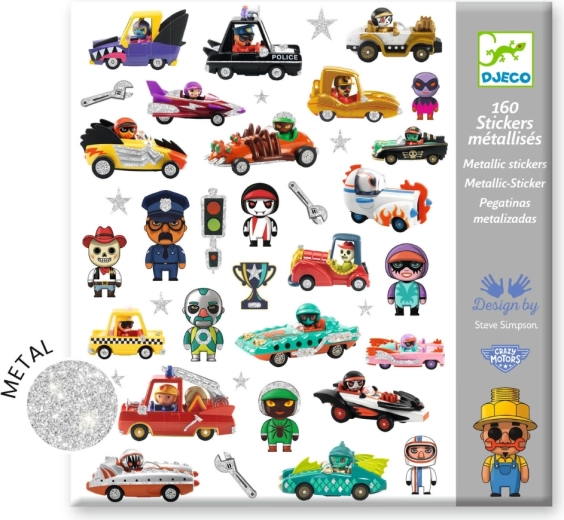 Стикери Crazy Motors DJECO