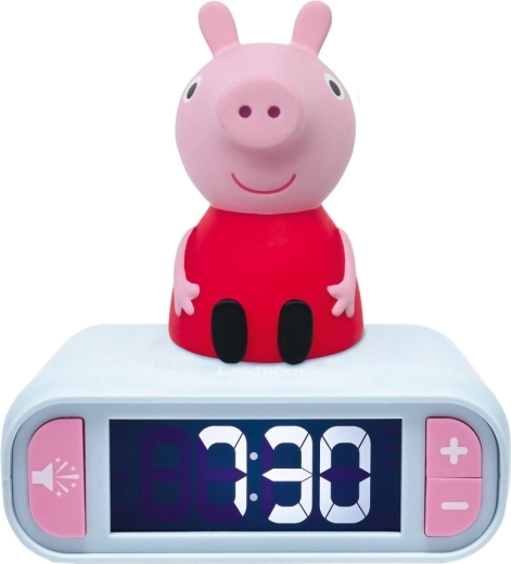 Lexibook Peppa Pig alarm clock with light-up figurine