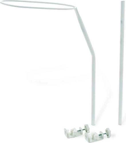 EKO metal canopy and mosquito net holder for a baby cot
