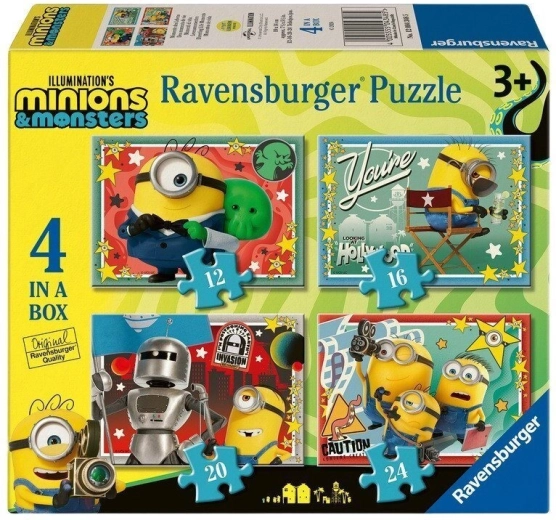 Ravensburger puzzle Minions and Monsters 4 in 1 (12, 16, 20, 24 pieces)