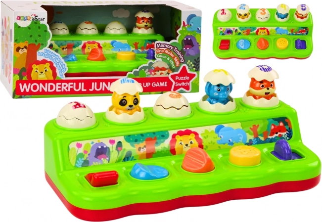 Pop Up Toy Pop Up Animals Educational Panel for Children Sounds