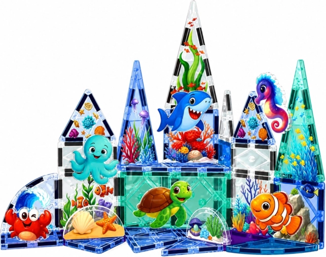 An ocean world full of animals and colors