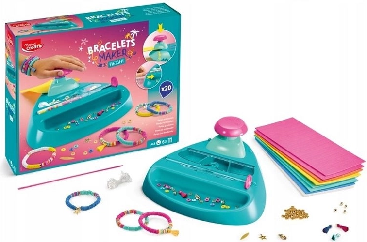 Creativ bracelet-making factory for heishi beads