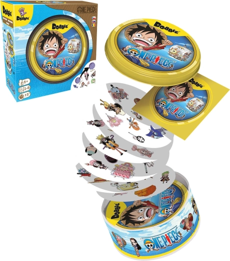 Asmodee Dobble One Piece – игра за наблюдателност в метална кутийка