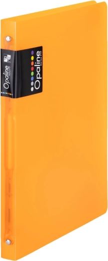 A4 Polypropylene Ring Binder, 4 Rings, Orange