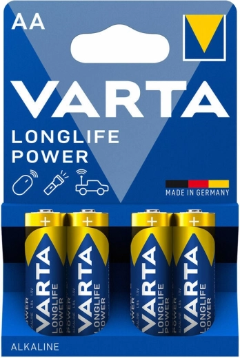 Varta Longlife Power alkaline batteries AA, 4 pcs