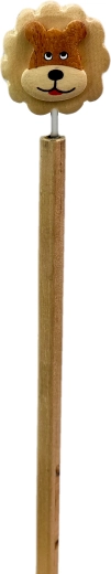 Wooden Pencil with Lion Head