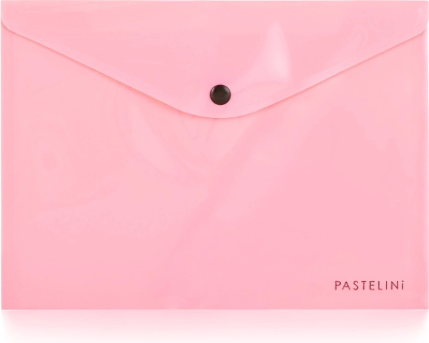 Папка с копче A5 PASTELINI розова
