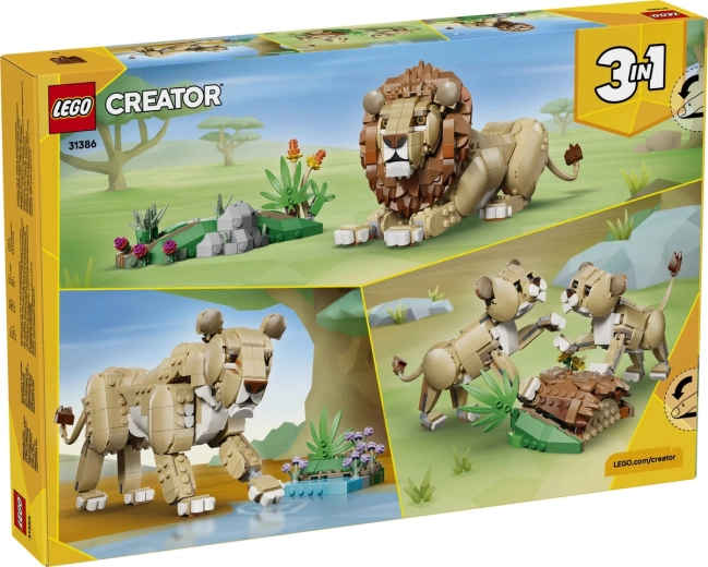 Three animal models in one building set