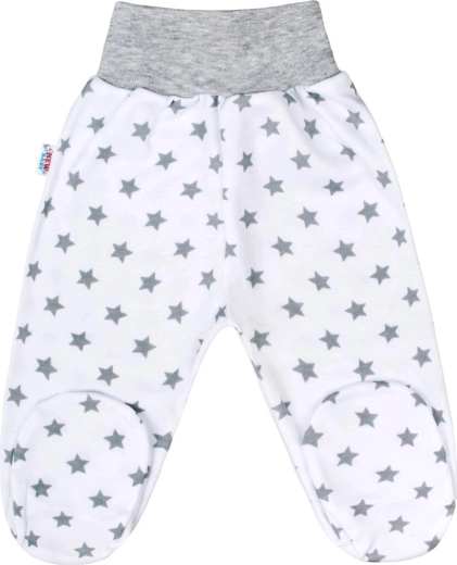 Бебешки ританки New Baby Classic II сиви със звездички