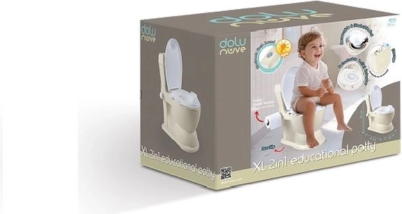 DOLU educational potty XL with sound, beige