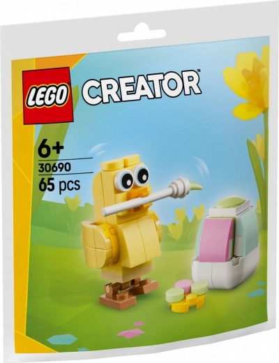 LEGO Creator боядисване на великденски яйца с пиленце