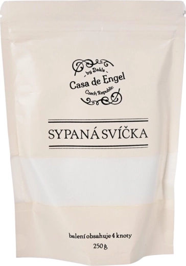 White wax for candle sand candles 250 g + 4 wicks