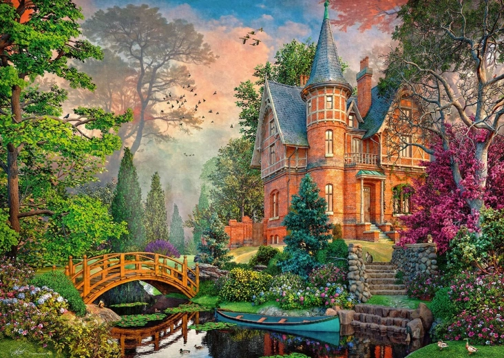 Пъзел Ravensburger „Забележителната теракотова къща“ 1000 части