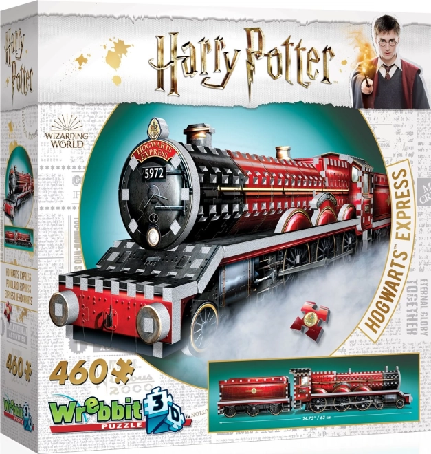 3D пъзел WREBBIT Harry Potter Хогуортс Експрес 460 части