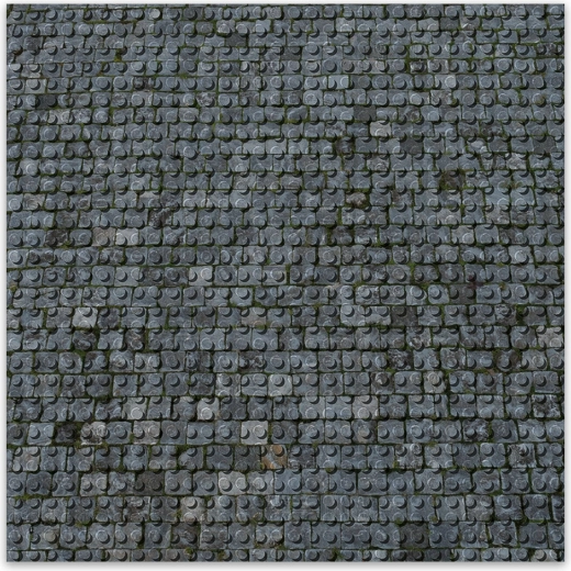 Designer Baseplate BRIXIES Plus - Paving Stones 25.5 x 25.5 cm