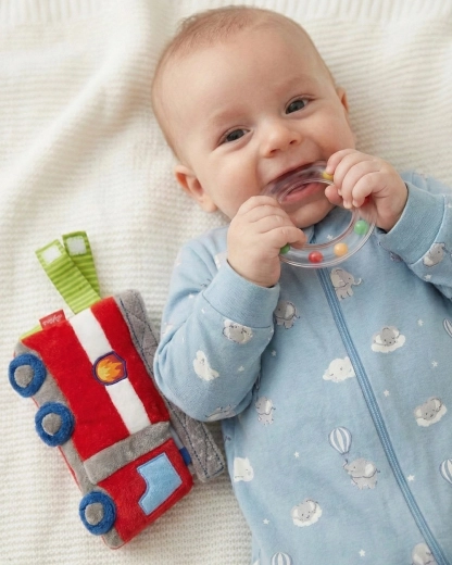 Removable rattle/teether for relief during teething