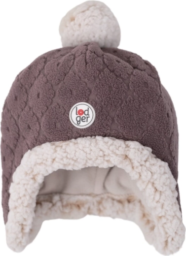 Флийс шапка Lodger Hatter Folklore Fleece в цвят mauve (1–2 години) - 1 брой