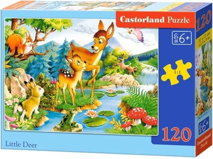 Children's Little Deer Puzzle, 120 Pieces