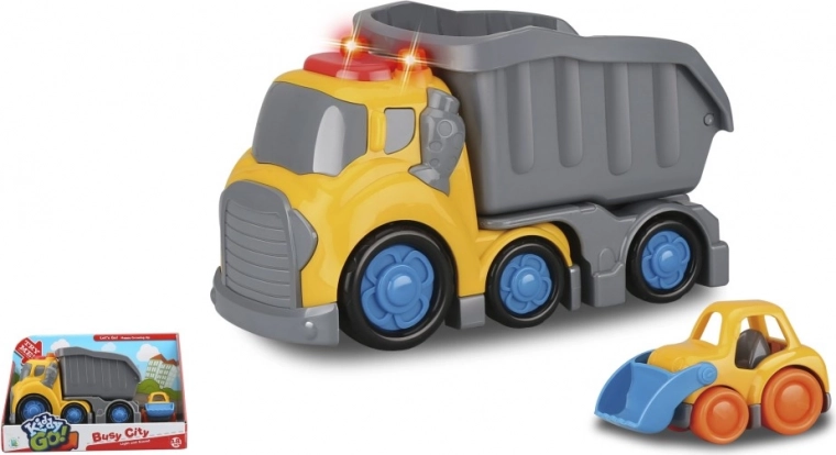 Kiddy Go! dump truck with light and sound 19.5 cm