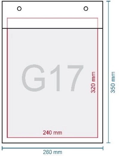 Bubble mailer g17 350 × 250 mm with self-adhesive closure