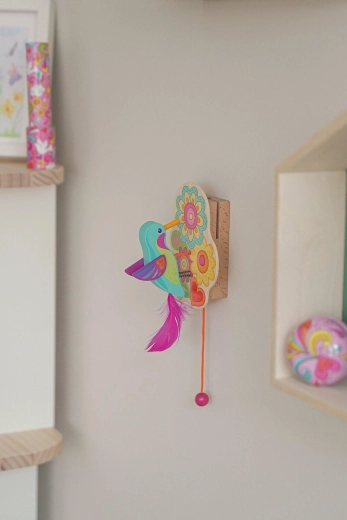 Fully functional wooden door knocker for everyday use