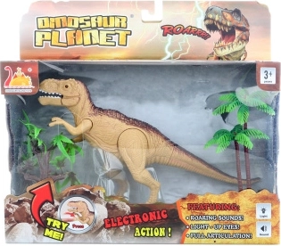 Interactive T‑Rex Dinosaur with Sounds and Light