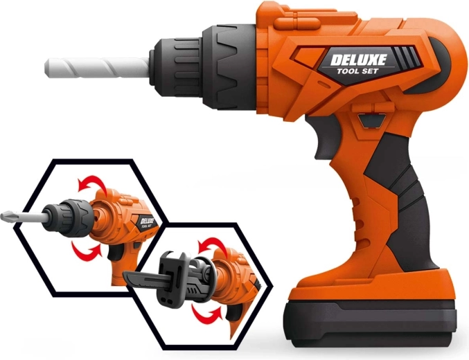 Drill/screwdriver with bits