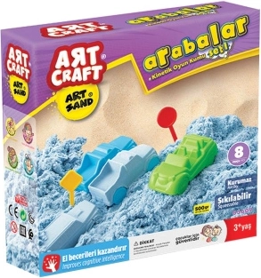 Art Craft кинетичен пясък автомобили 500 г - 1 брой
