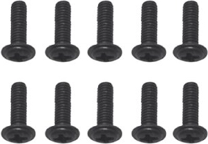 Винтове Torento 2,5 × 6 × 10 мм (10 бр.)